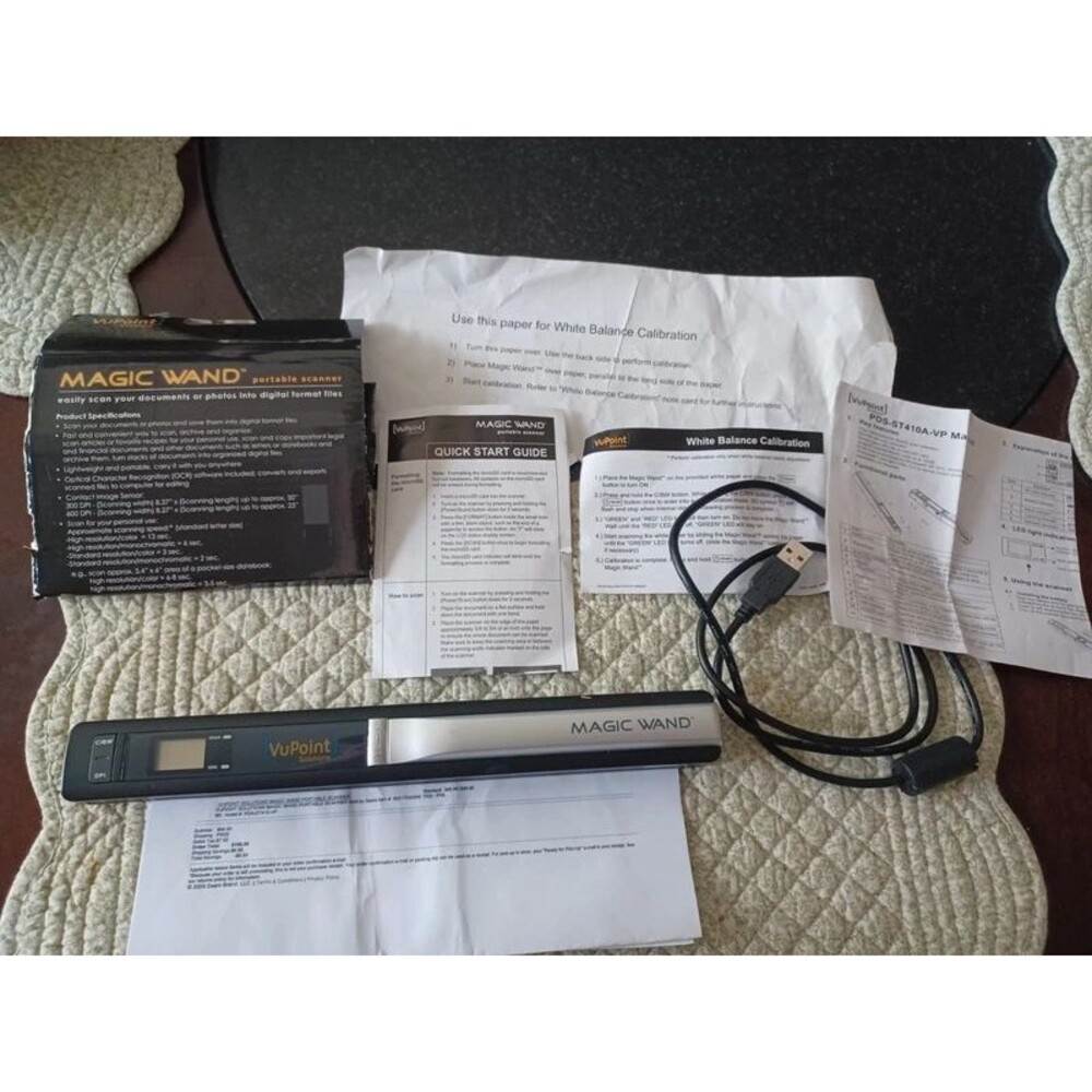 Magic Wand portable scanner